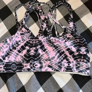 VICTORIA SPORT tye dye sports bra size small S